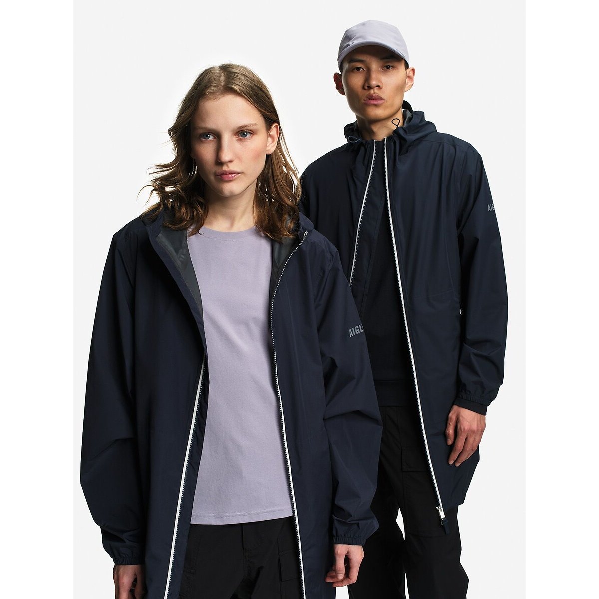 Coupe-vent imperméable unisexe Rainpack 90 bleu marine, AIGLE