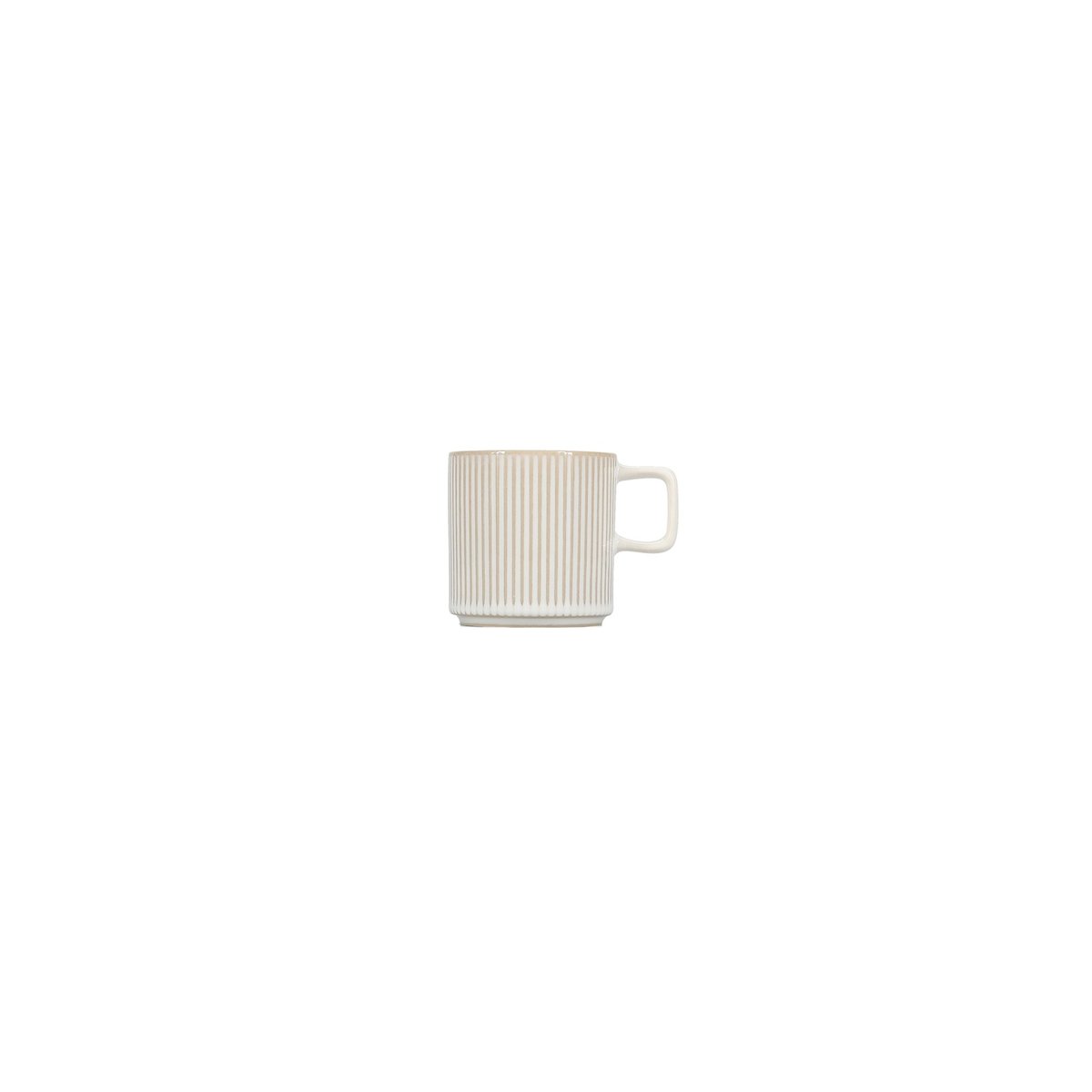Lot de 4 tasses SILVA beige, SALT & PEPPER