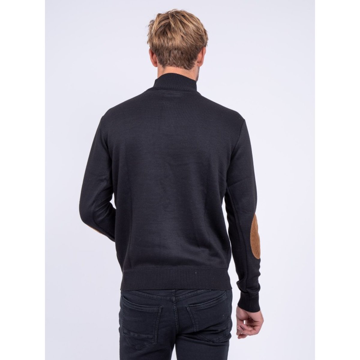 Pull Col Montant Labervil noir, RITCHIE
