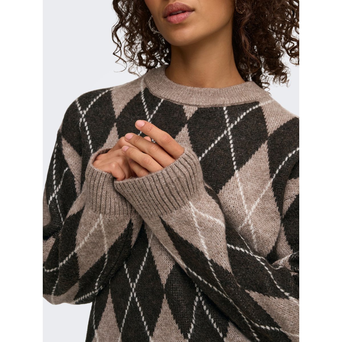 Pull En Maille marron - chocolate torte 1, JDY
