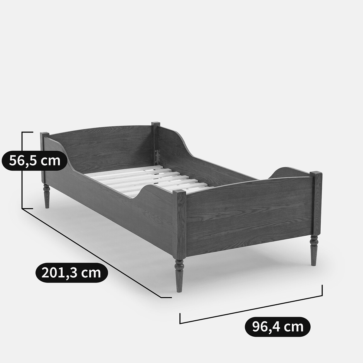 Clea Child's Bed walnut color stained, LA REDOUTE INTERIEURS