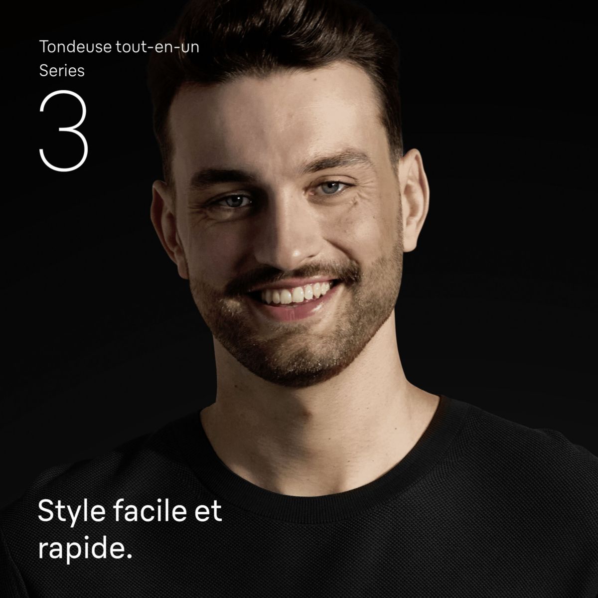 Tondeuse multi usages AIO 3560, 14 hauteurs de coupe, précision 0,5 mm, autonomie 50 mn couleur unique, BRAUN