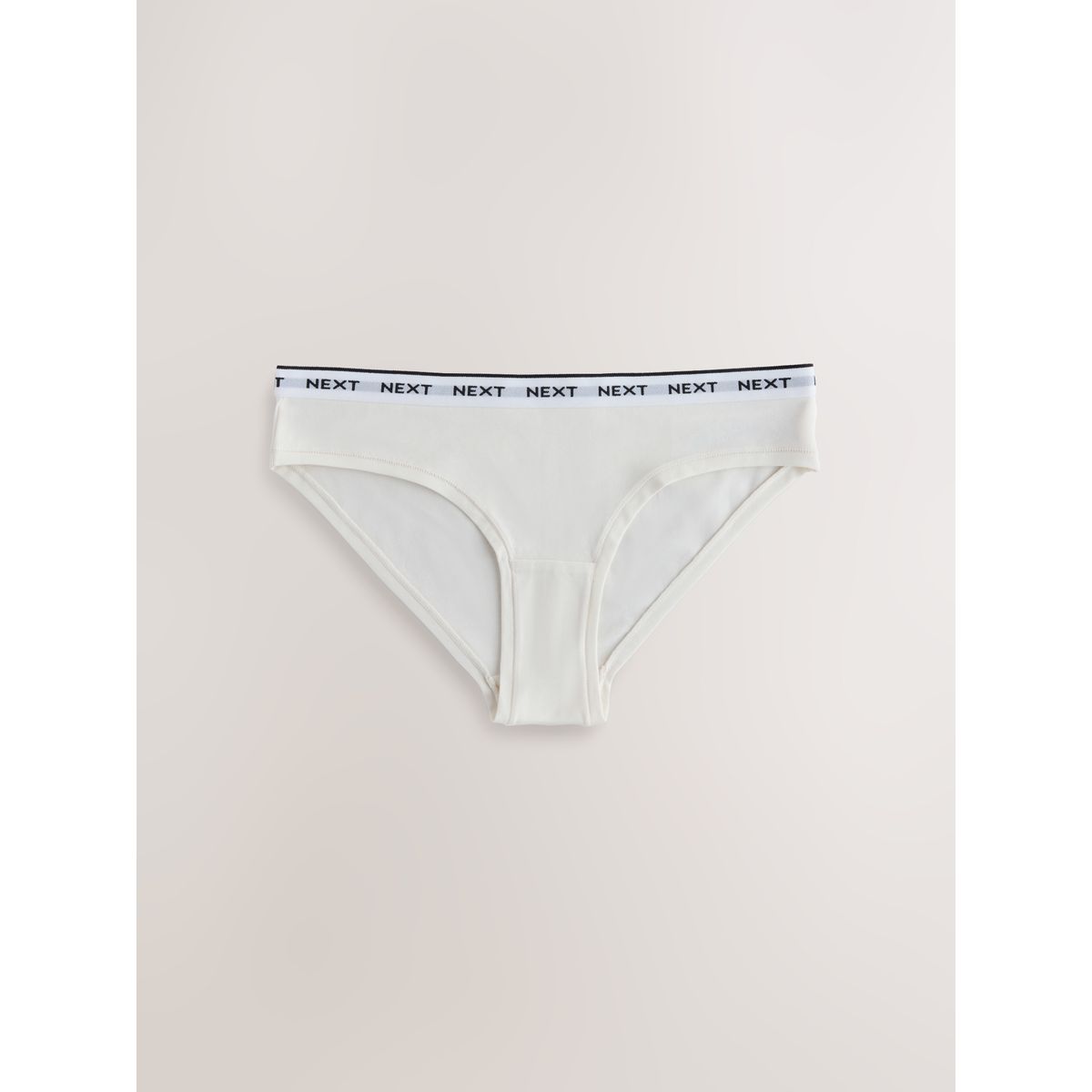 Culotte en modal et coton à logo, lot de 4 bleu marine/rose à carreaux, NEXT
