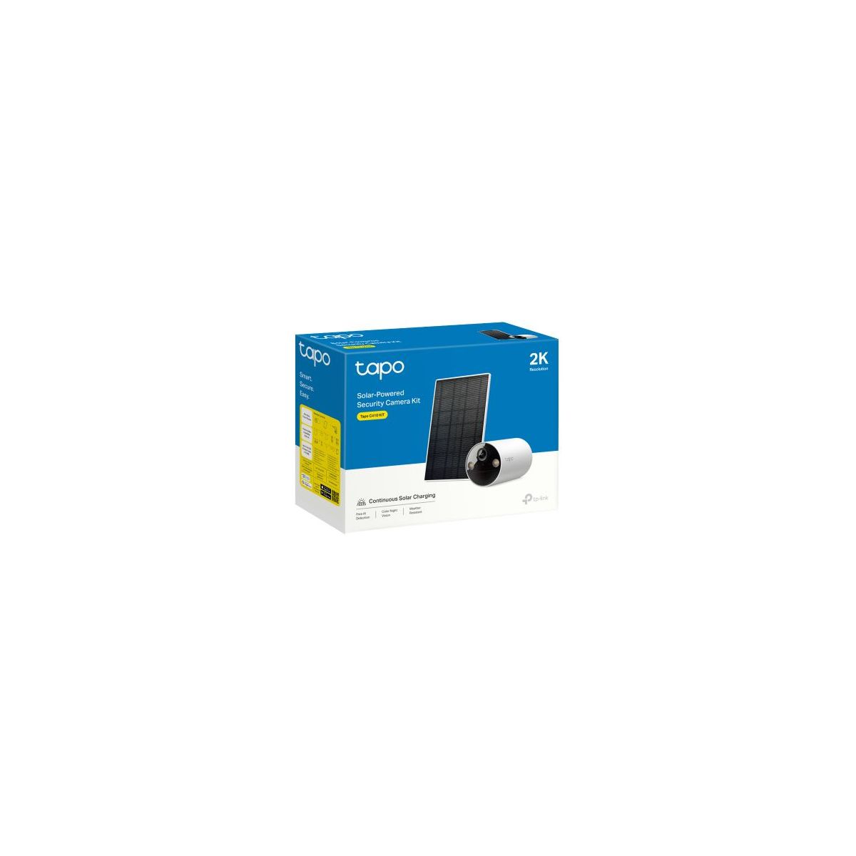 Caméra de surveillance Wifi Tapo TC82 avec panneau solaire couleur unique, TP-LINK
