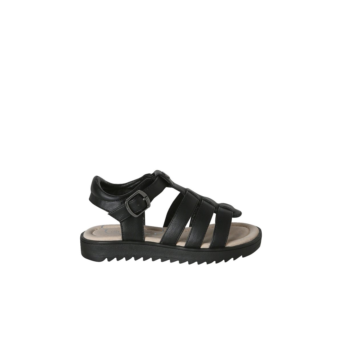 Sandales multi-brides collection maternelle noir, VERTBAUDET