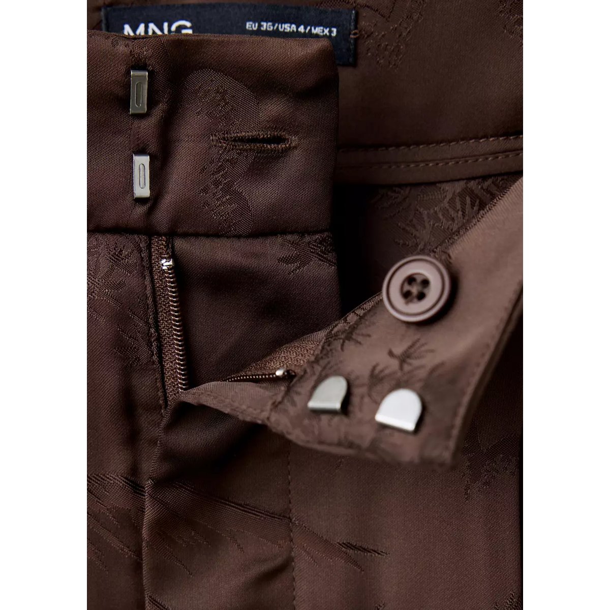 TROUSERS CHIMY marron, MANGO