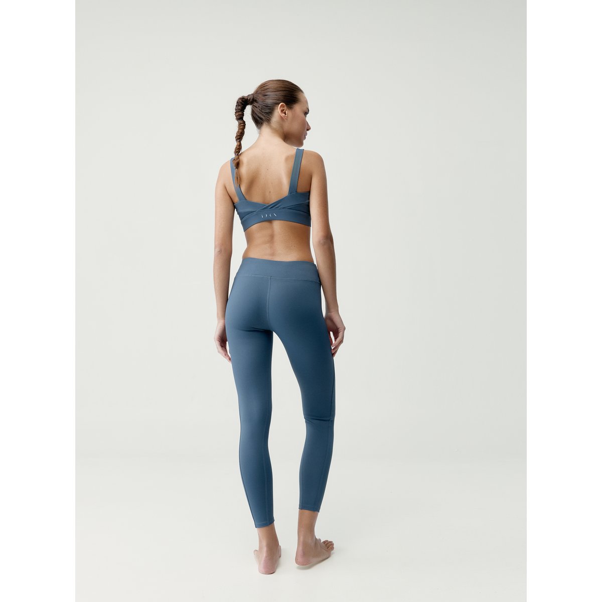 Brassière de Sport Performance Fixation Haute MADABA bleu-gris, BORN