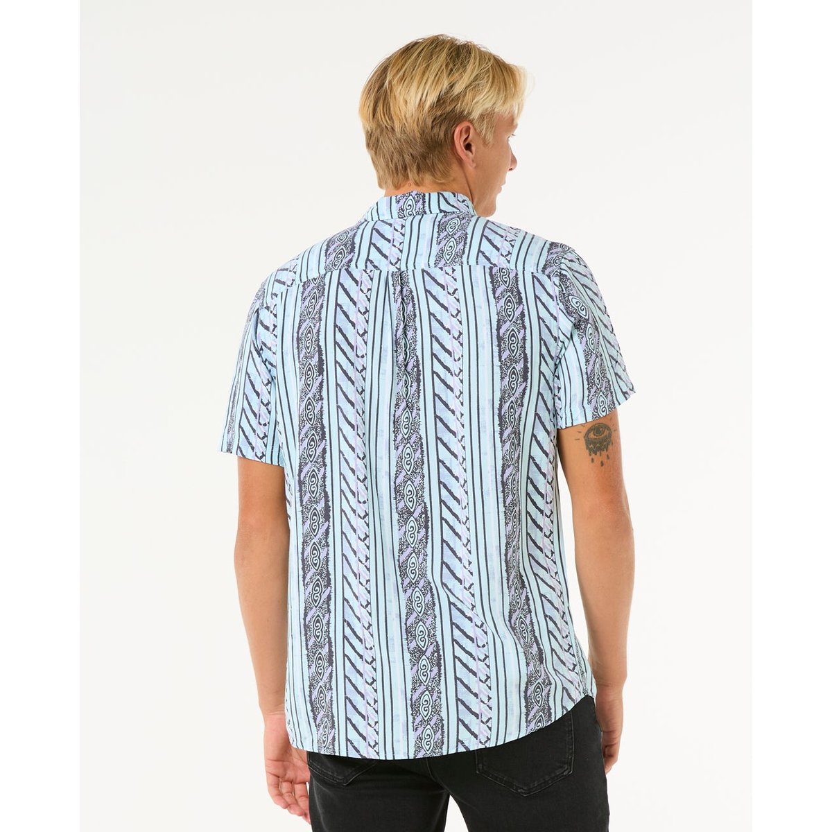 Chemise FUN TIMES S/S SHIRT aqua clair, RIP CURL