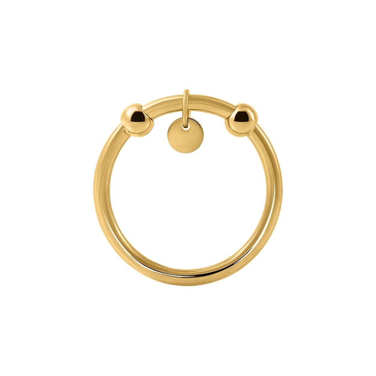 Bague CLEOR en Acier Jaune jaune, CLEOR