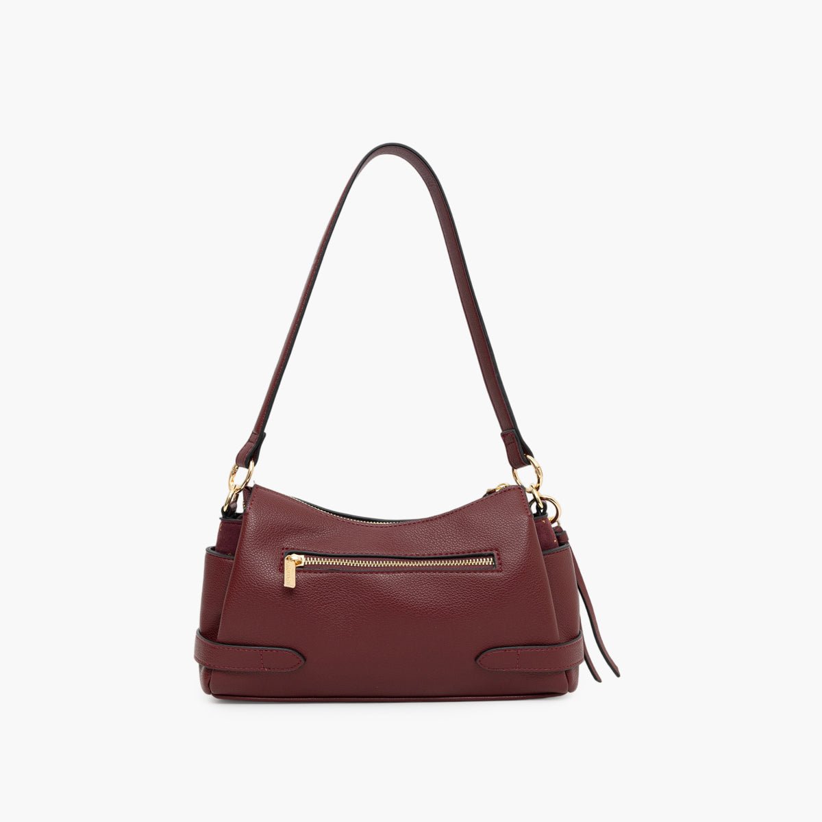 Sac porté épaule Tobi bordeaux,doré, LOLLIPOPS