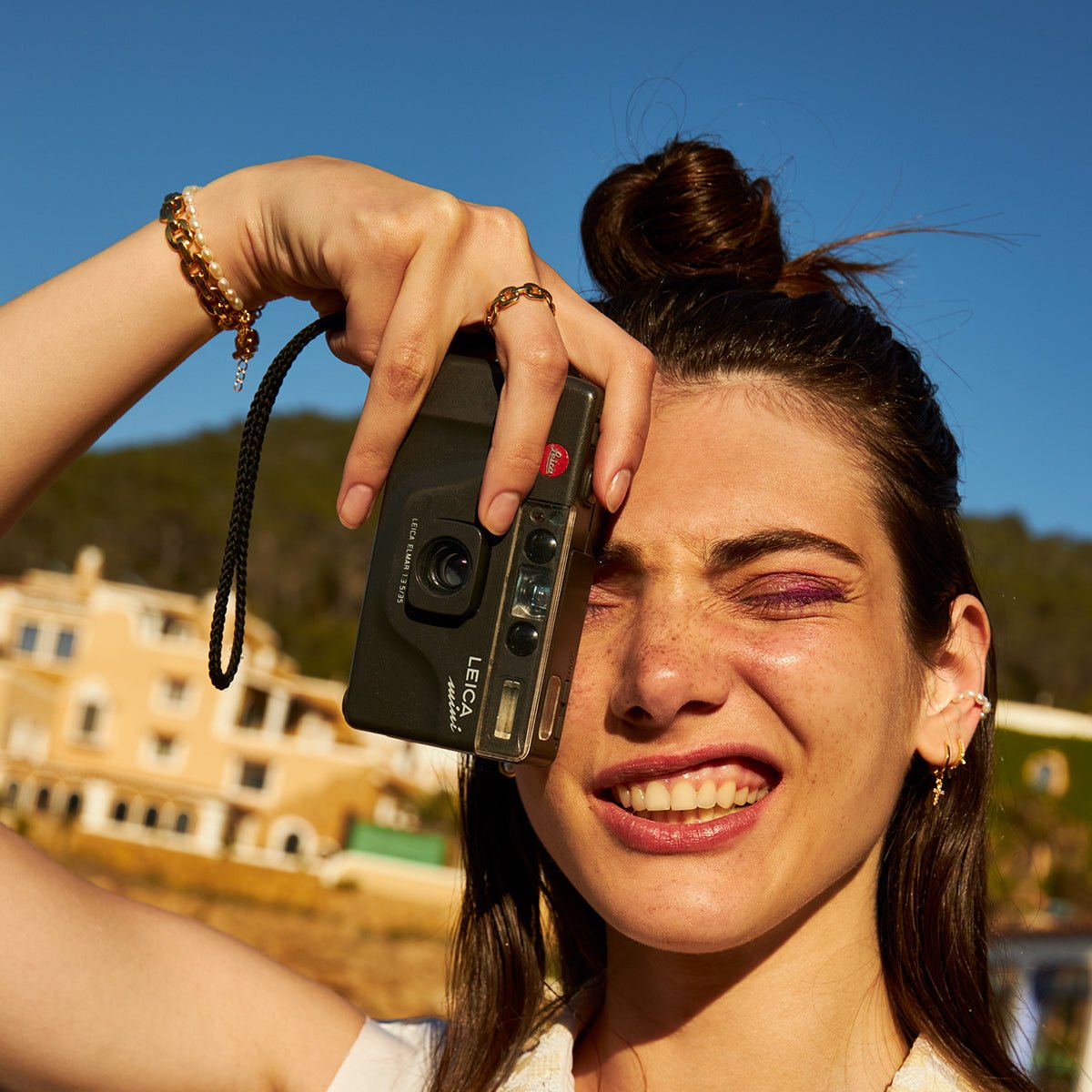 Bracelet jonc doré - valmont doré, CAROLINE NAJMAN