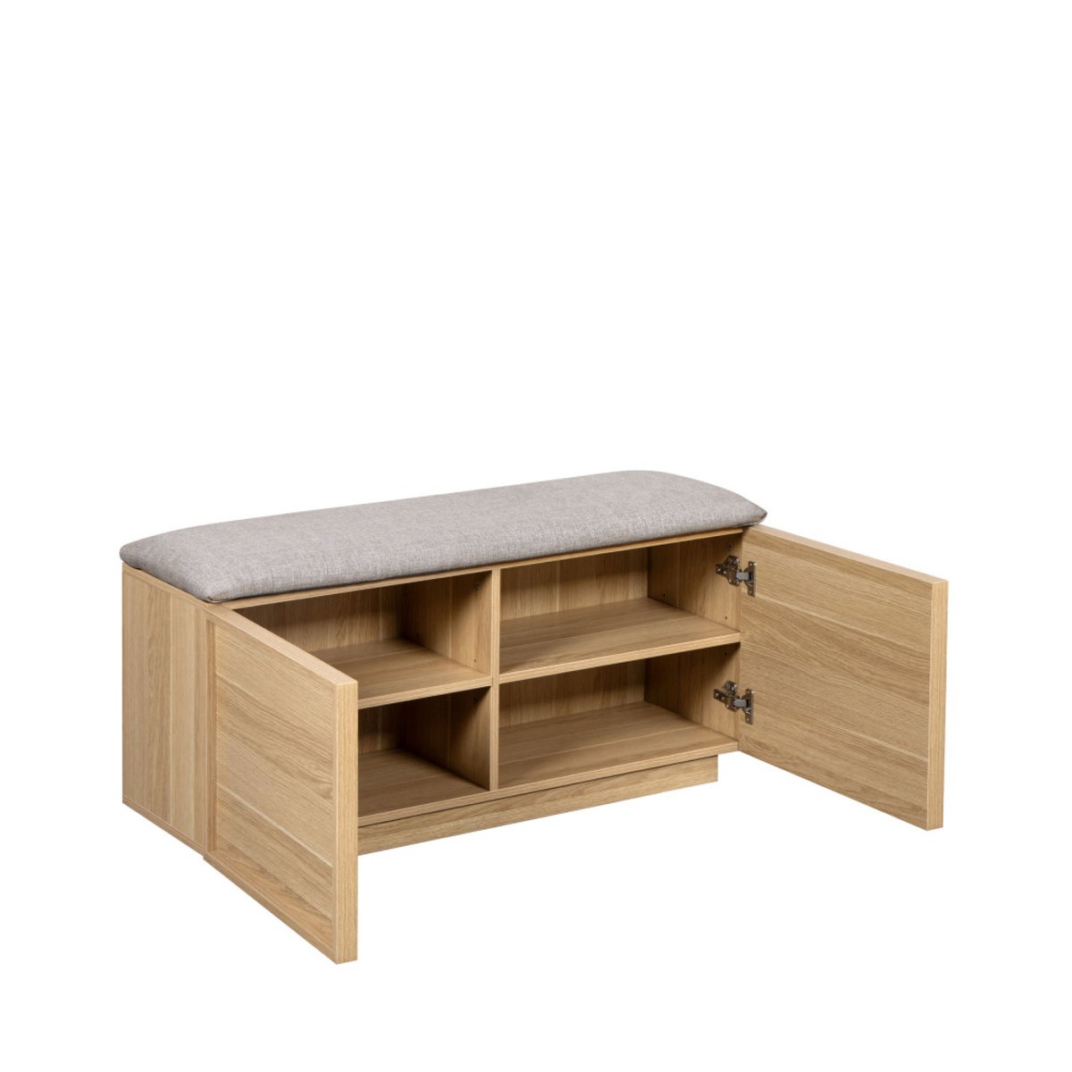 Banc d'entrée avec rangement à chaussures en bois L100cm- JOY bois clair, DRAWER