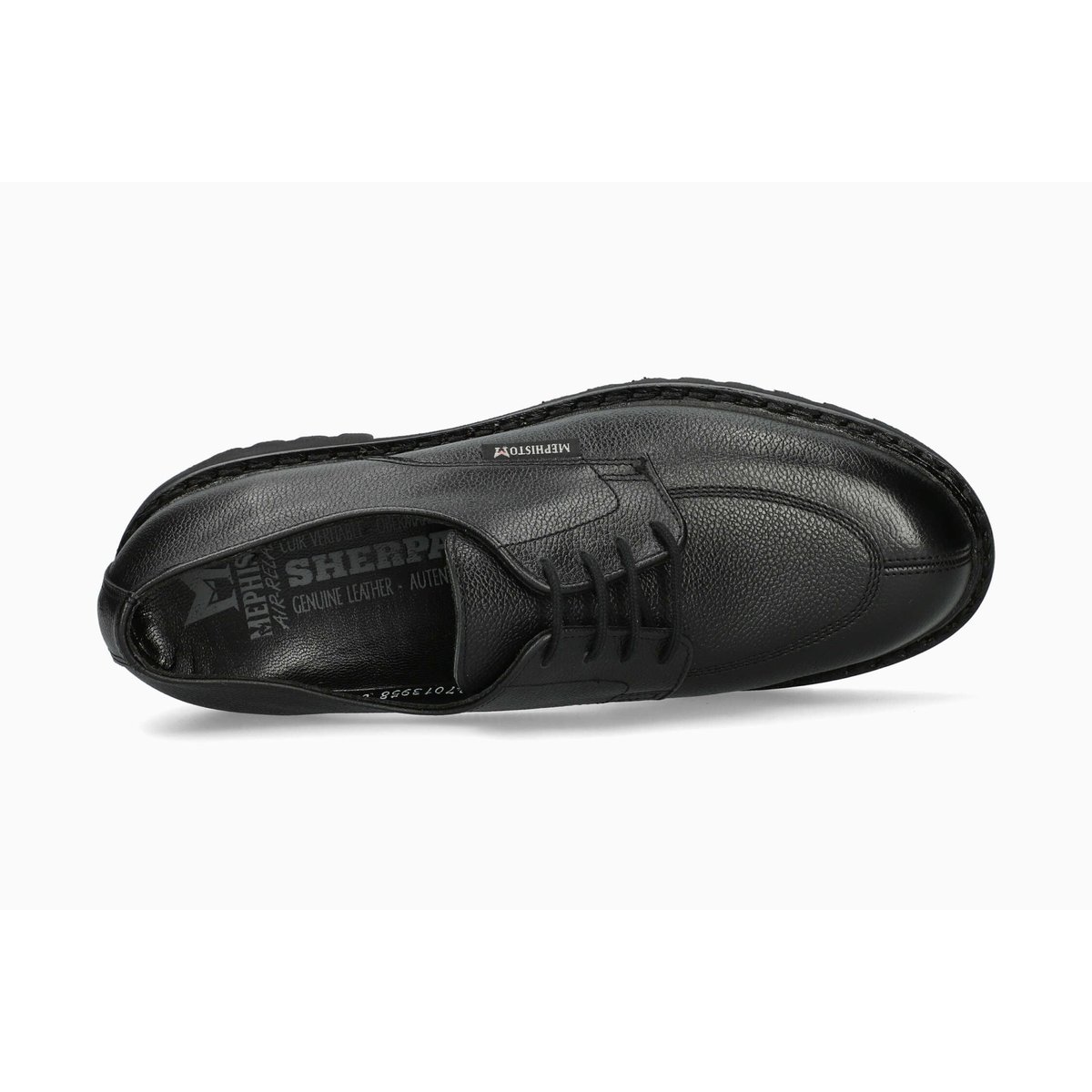 Derbies en cuir PEGASIO noir p5143, MEPHISTO