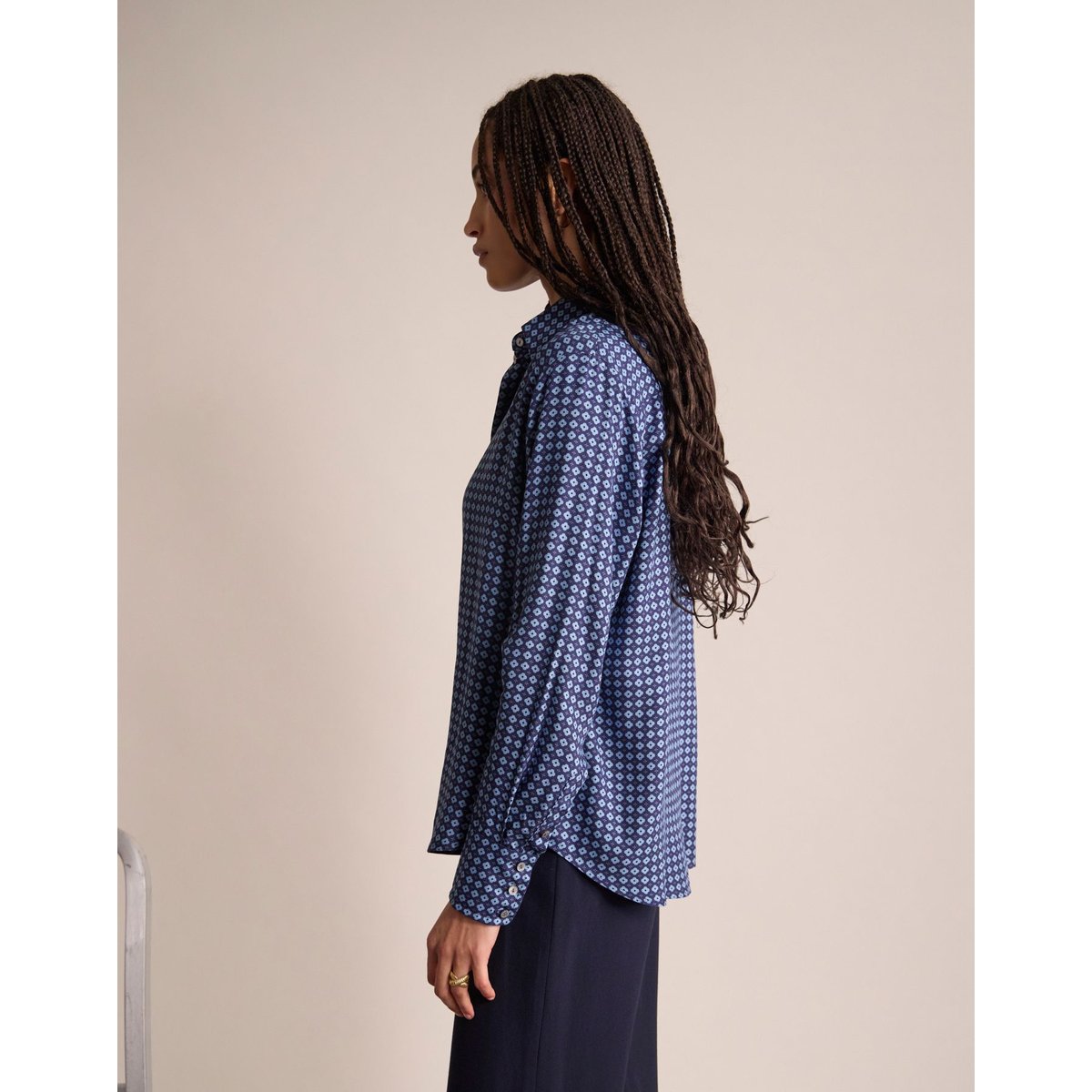 Chemise Maureena bleu, INES DE LA FRESSANGE PARIS