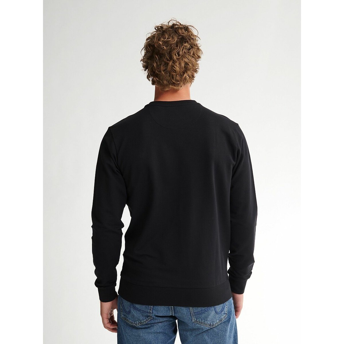 Crew Neck Sweatshirt black, PETROL INDUSTRIES