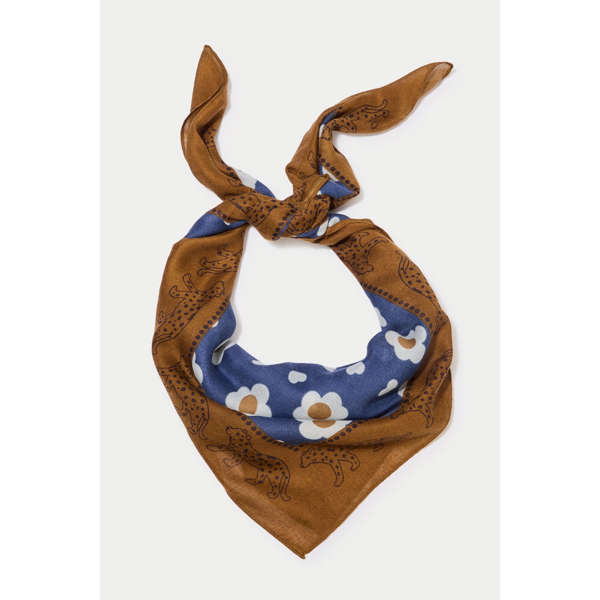 Foulard marron, CACHE CACHE