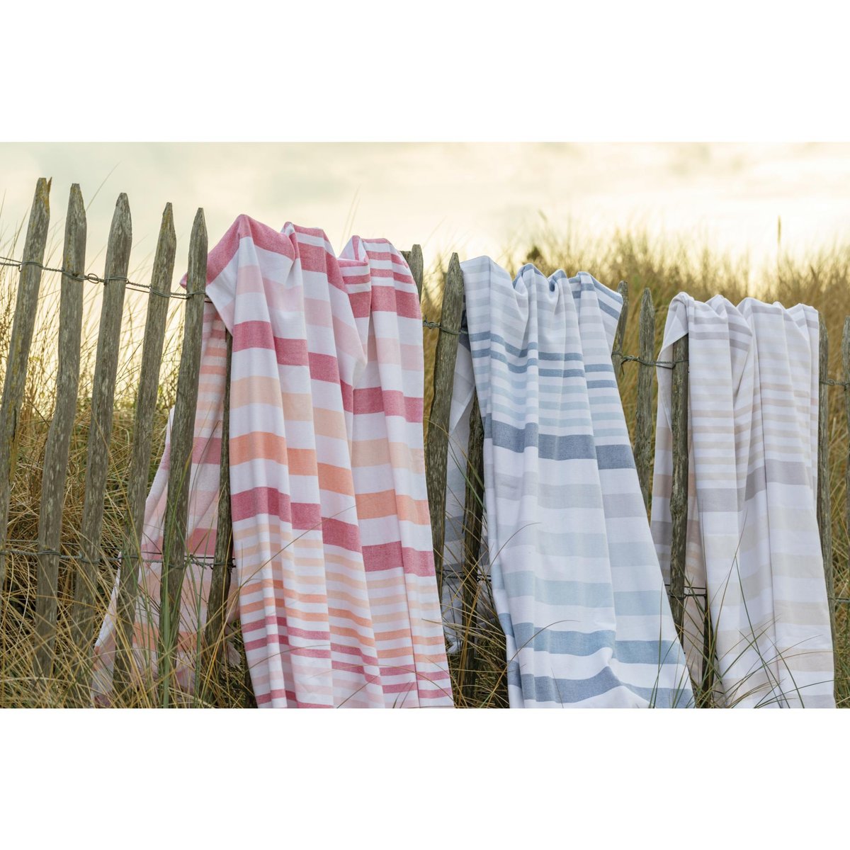 Drap hammam recyclé Samoa brique, VIVARAISE