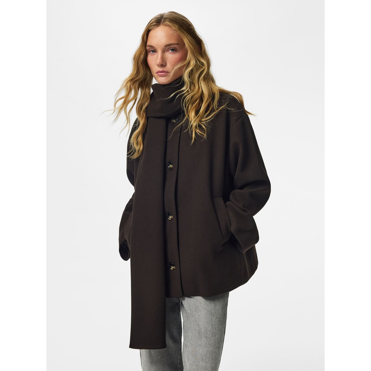 Manteau marron - ganache1, PIECES