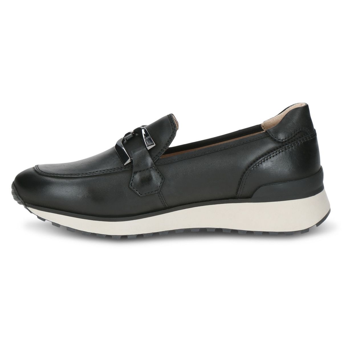 Slipper en cuir noir nappa, CAPRICE