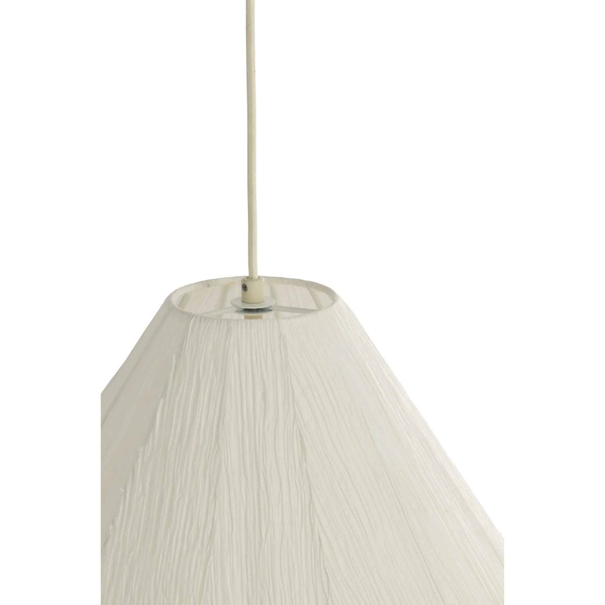 Lampe Suspendue Métal SARELLA blanc, LIGHT & LIVING