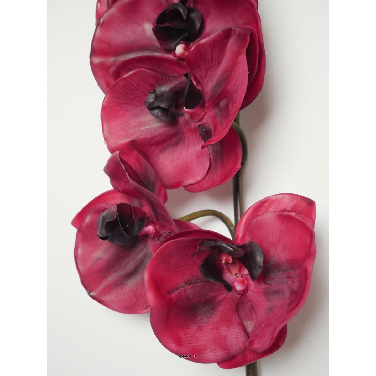 Superbe tige d'orchidée artifici pourpre, ARTIFICIELLES