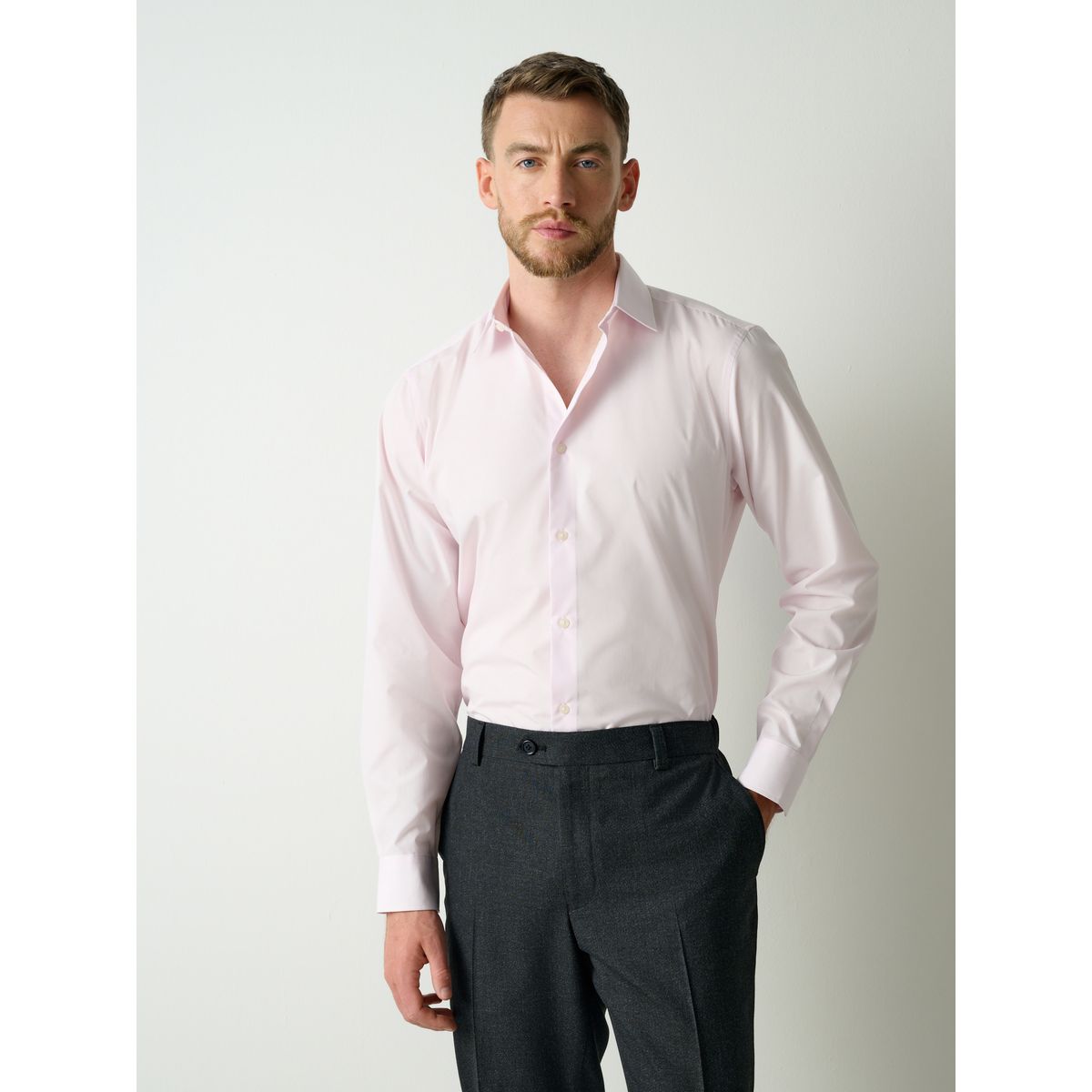Chemise habillée standard, lot de 2 rose/bleu, NEXT