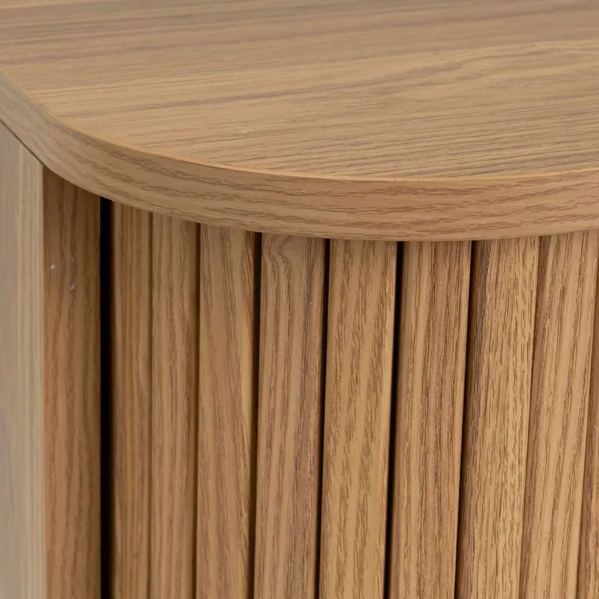 Table de chevet effet bois portes coulissantes 40x40x53cm bois, WADIGA