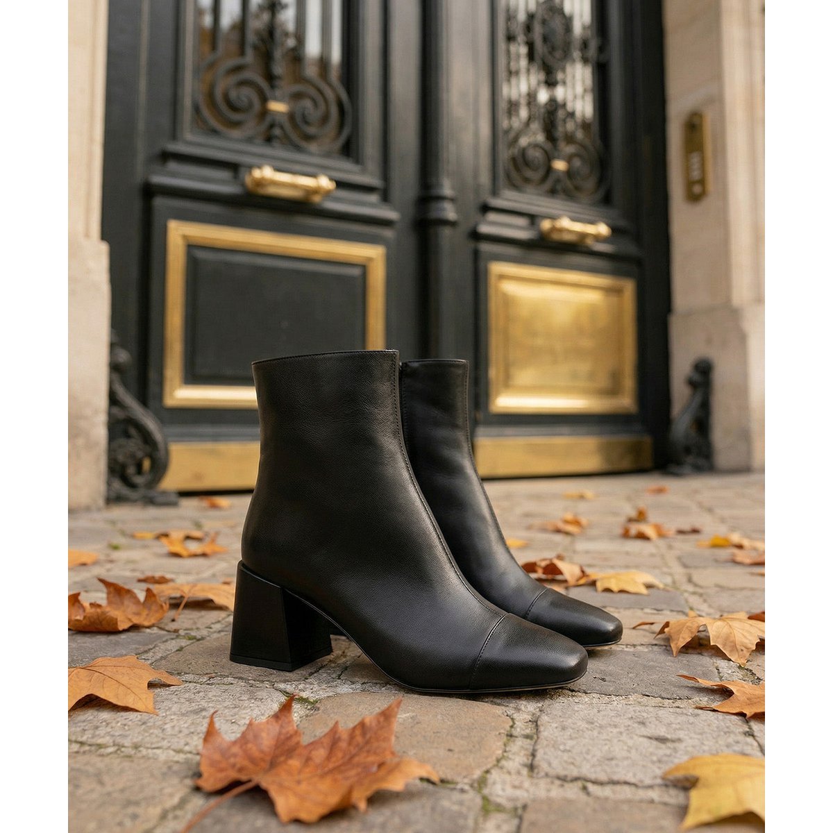 Bottines LAURE noir, FINSBURY