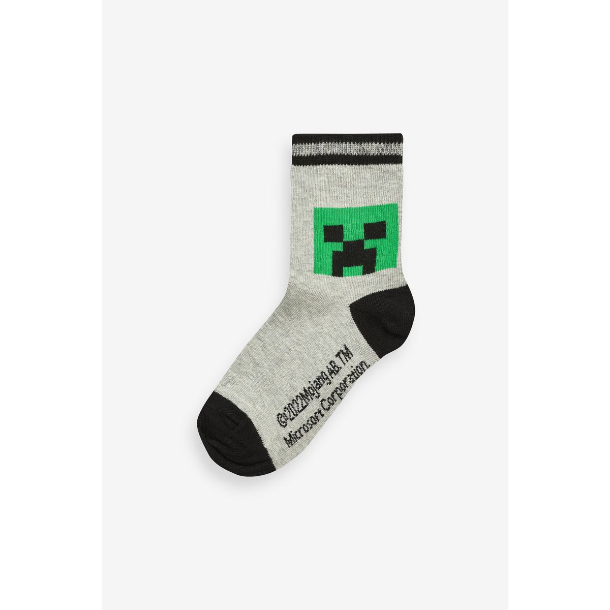 Chaussettes minecraft, lot de 5 vert/noir, NEXT
