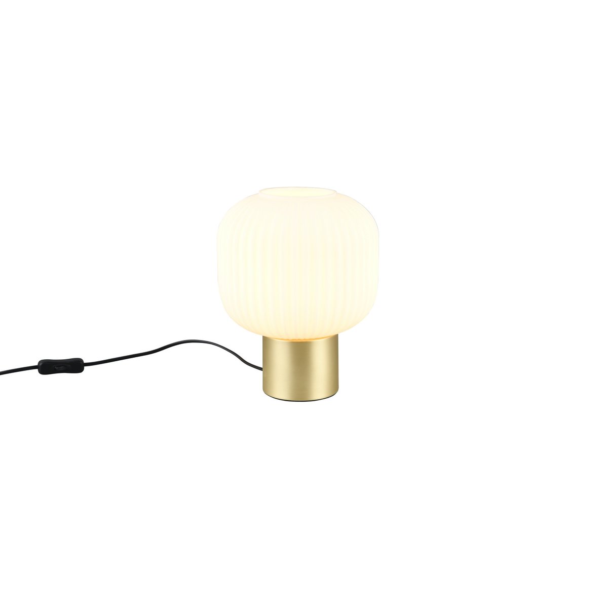 Lampe design en verre, DIVA blanc, TRIO