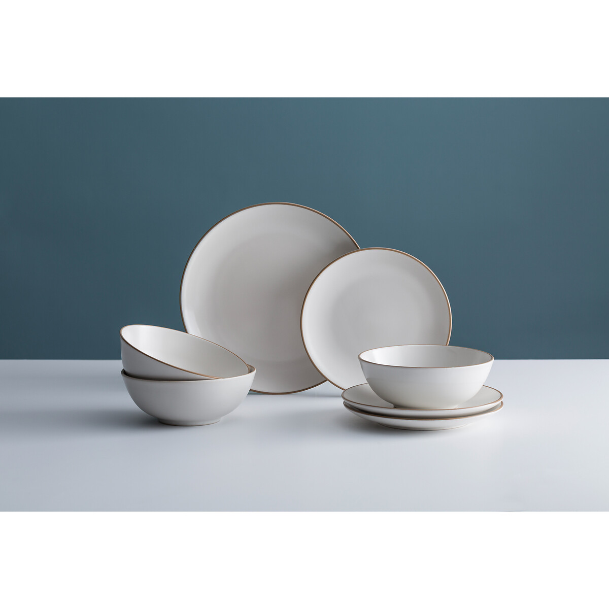 Set of 4 Classic Collection Cream Pasta Bowls cream, MASON CASH