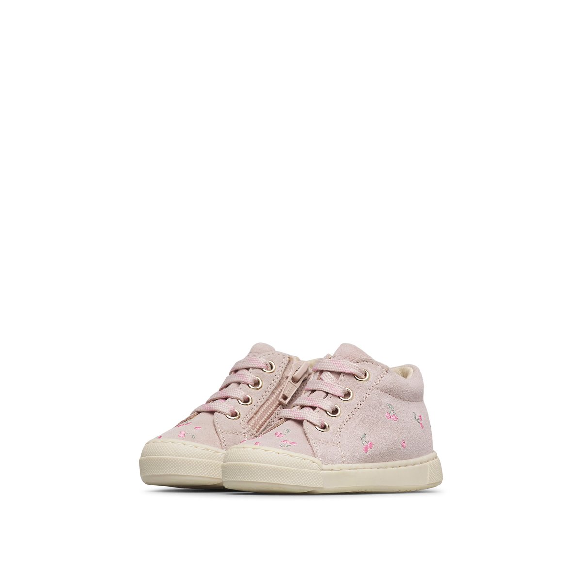 Sneakers en daim SNOPES EMBR.CHERRY ZIP rose poudré-, FALCOTTO