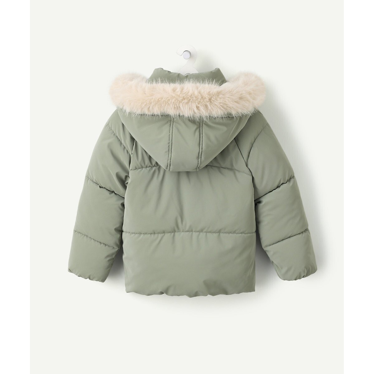 Hooded Padded Jacket khaki, TAPE A L'OEIL