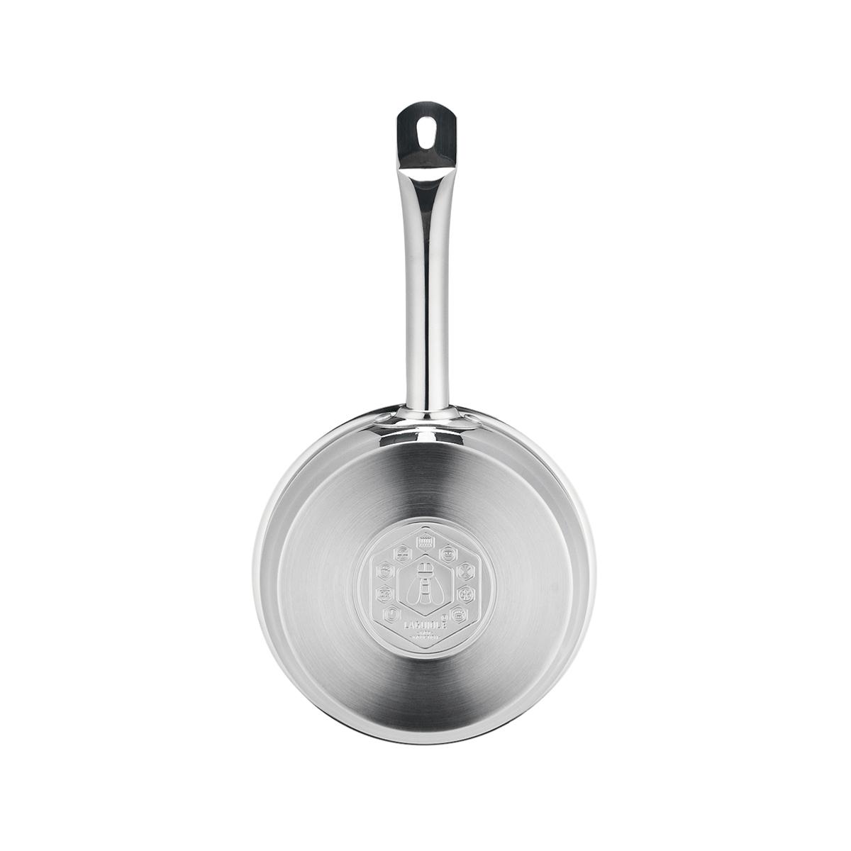 Poêle inox 20cm induction couleur unique, LAGUIOLE CUISSON