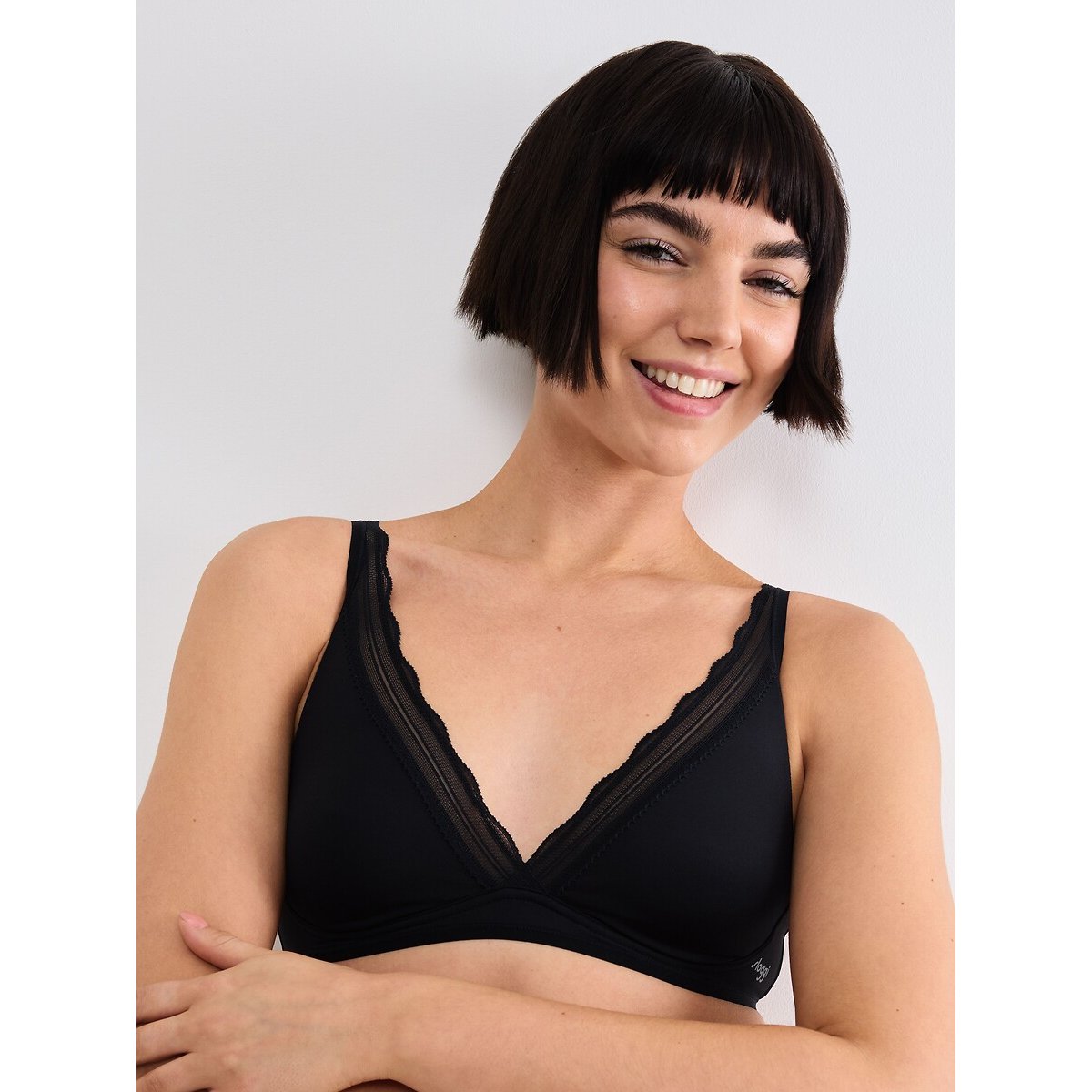 Soutien-gorge plongeant GO BLUSH noir, SLOGGI