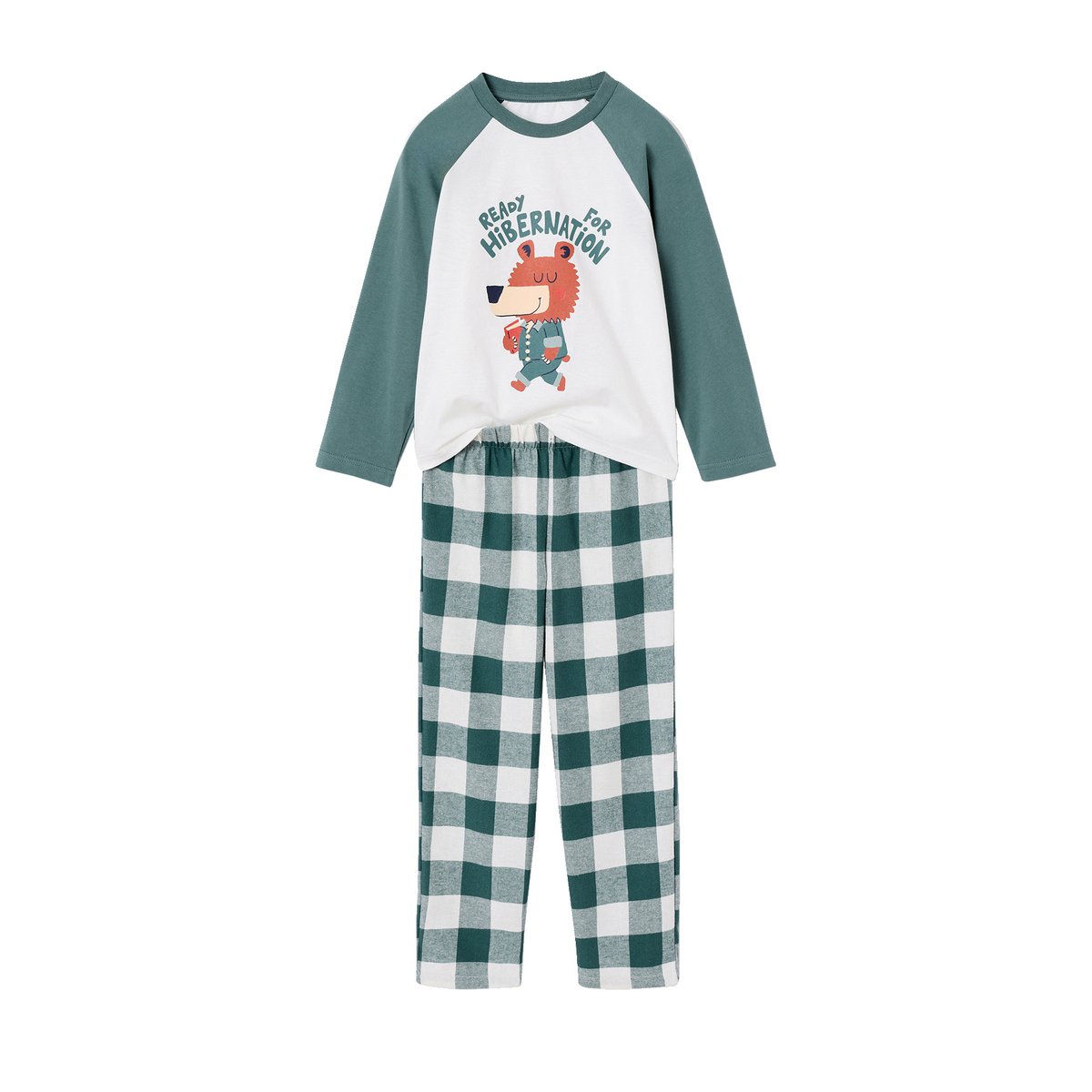 Pyjama 2 pièces vert, VERTBAUDET