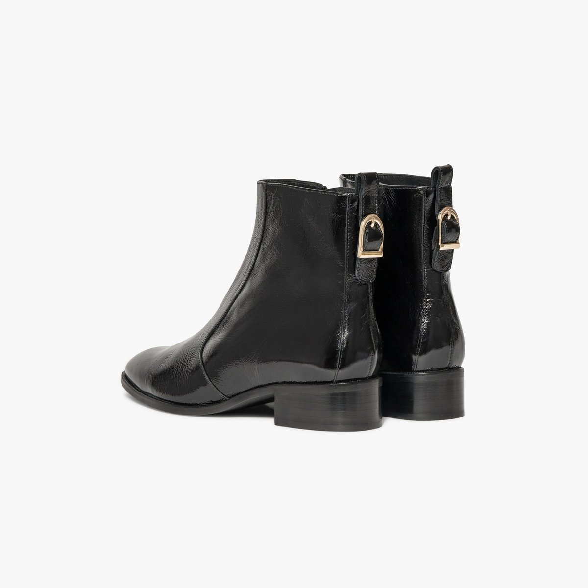 Boots À Talon en cuir MALICIA noir, BOCAGE