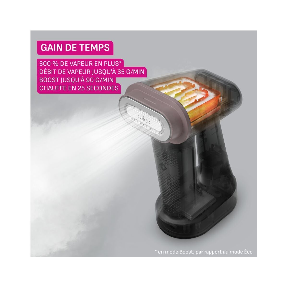 Défroisseur vapeur DT8765C0 Pure Force 3 en 1 couleur unique, CALOR