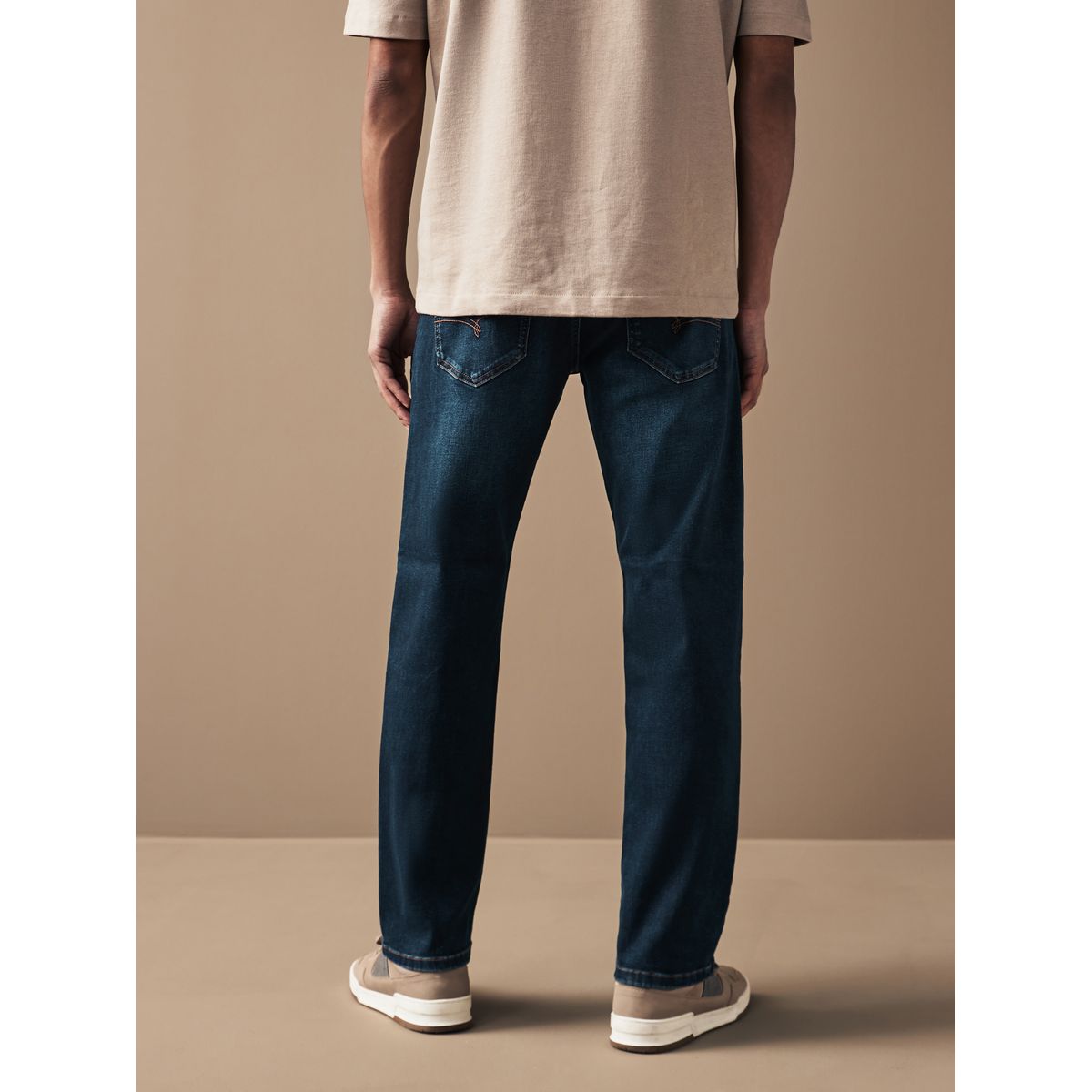 Jean motionflex bleu moyen indigo, NEXT