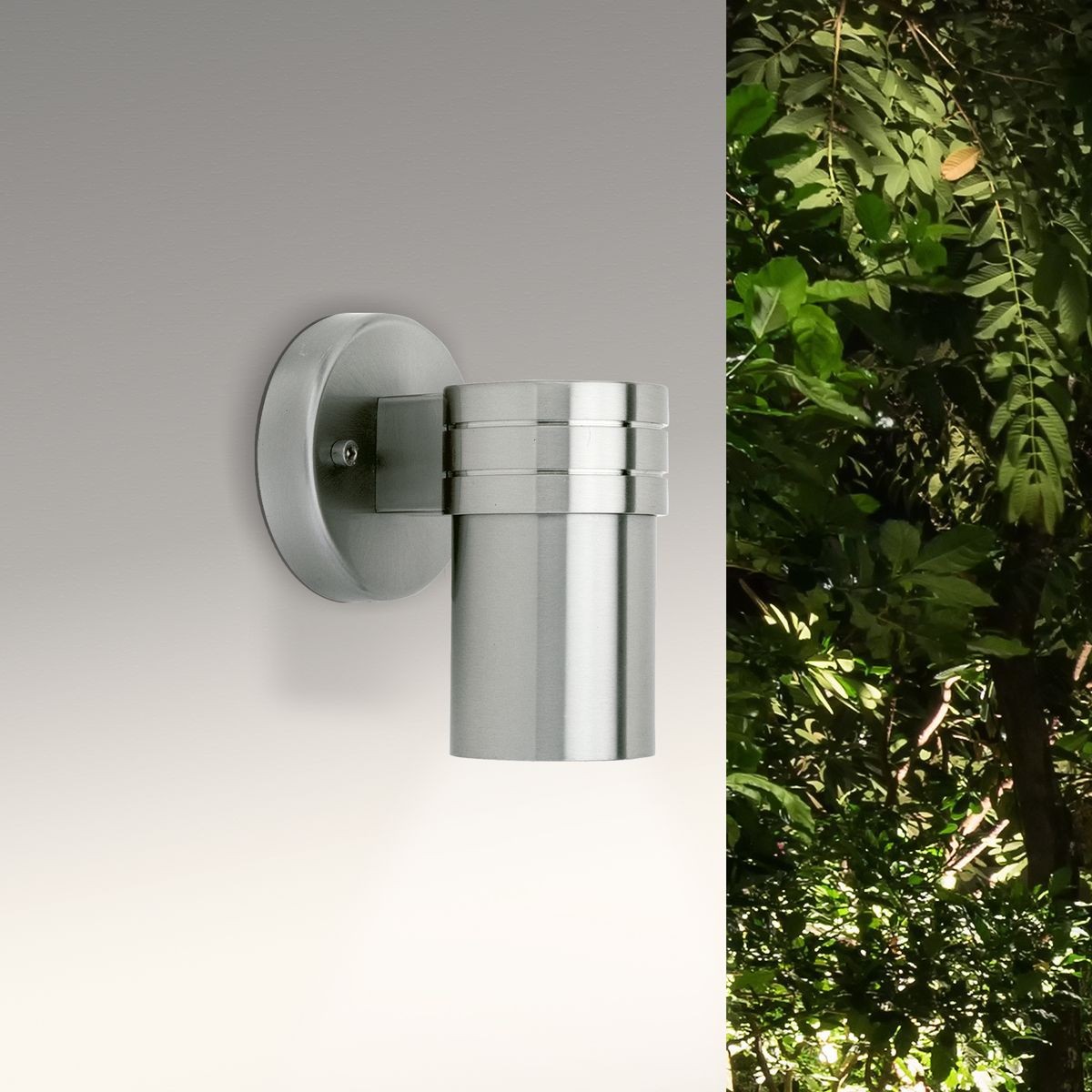 Applique    HANNI gris acier, BRILLIANT