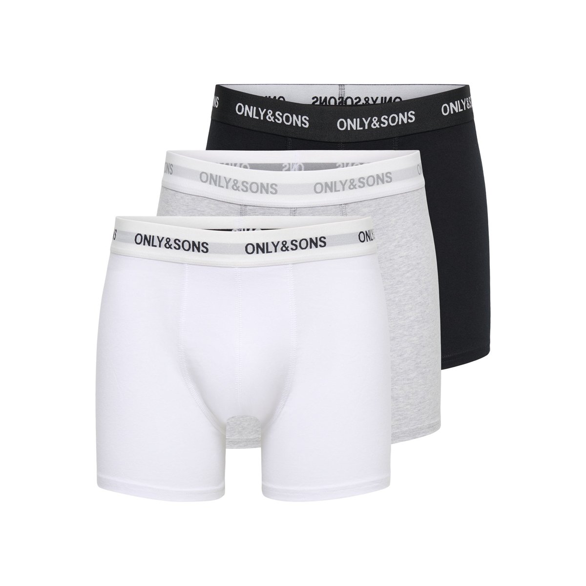 Boxers grise - light grey melange 1, ONLY & SONS