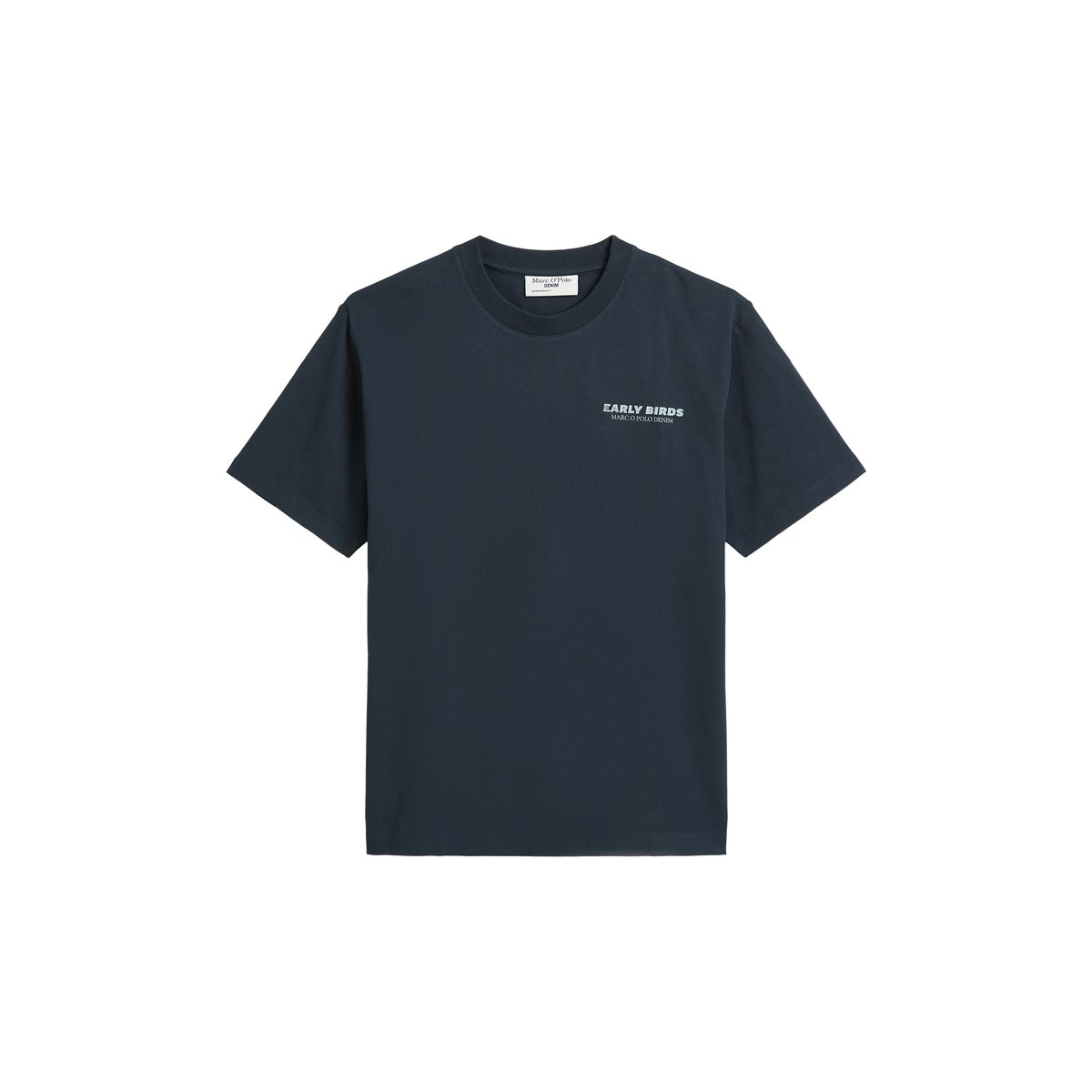 T-shirt oversize avec un imprimé marquant dans le dos bleu foncé, MARC O’POLO DENIM