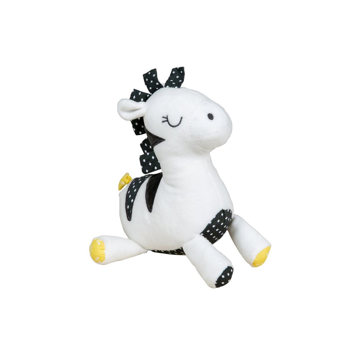Doudou en velours blanc, SAUTHON