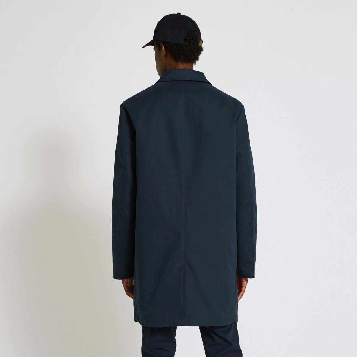 Trench contenant du coton marine, MONOPRIX