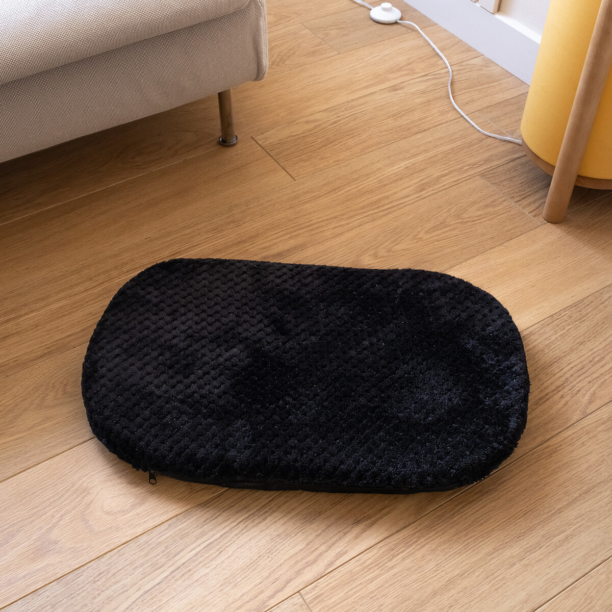 Velvet Pet Bed Mat Small black, SO'HOME