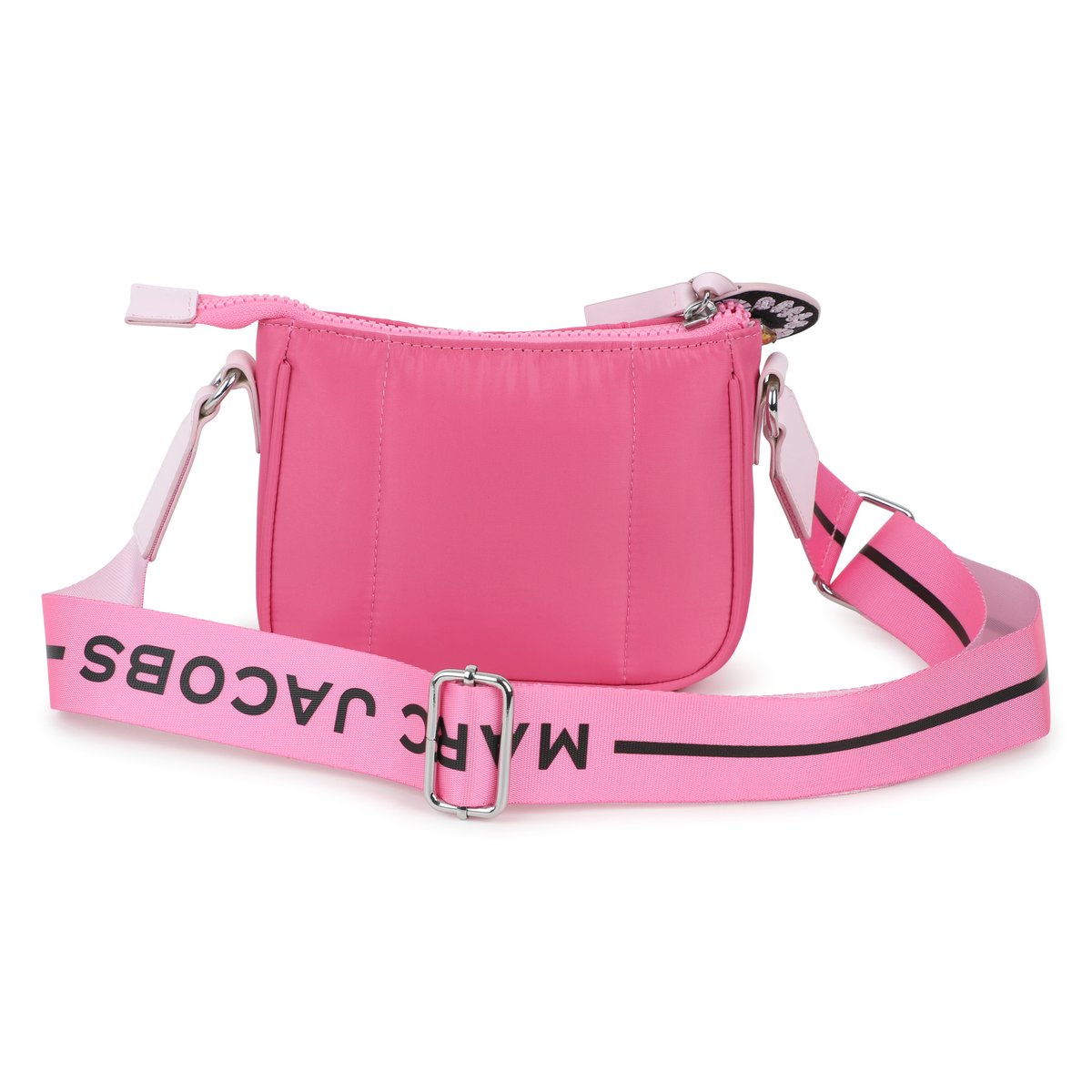 Sac à main en tissu enduit dark pink, MARC JACOBS