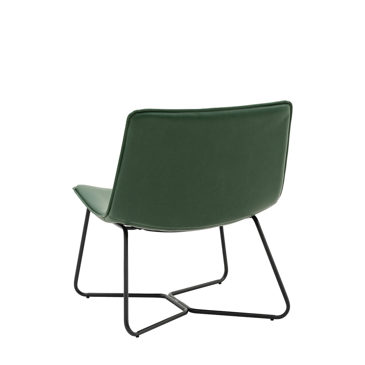 Hines Industrial Faux Leather Lounge Chair green, ÉDITÉ