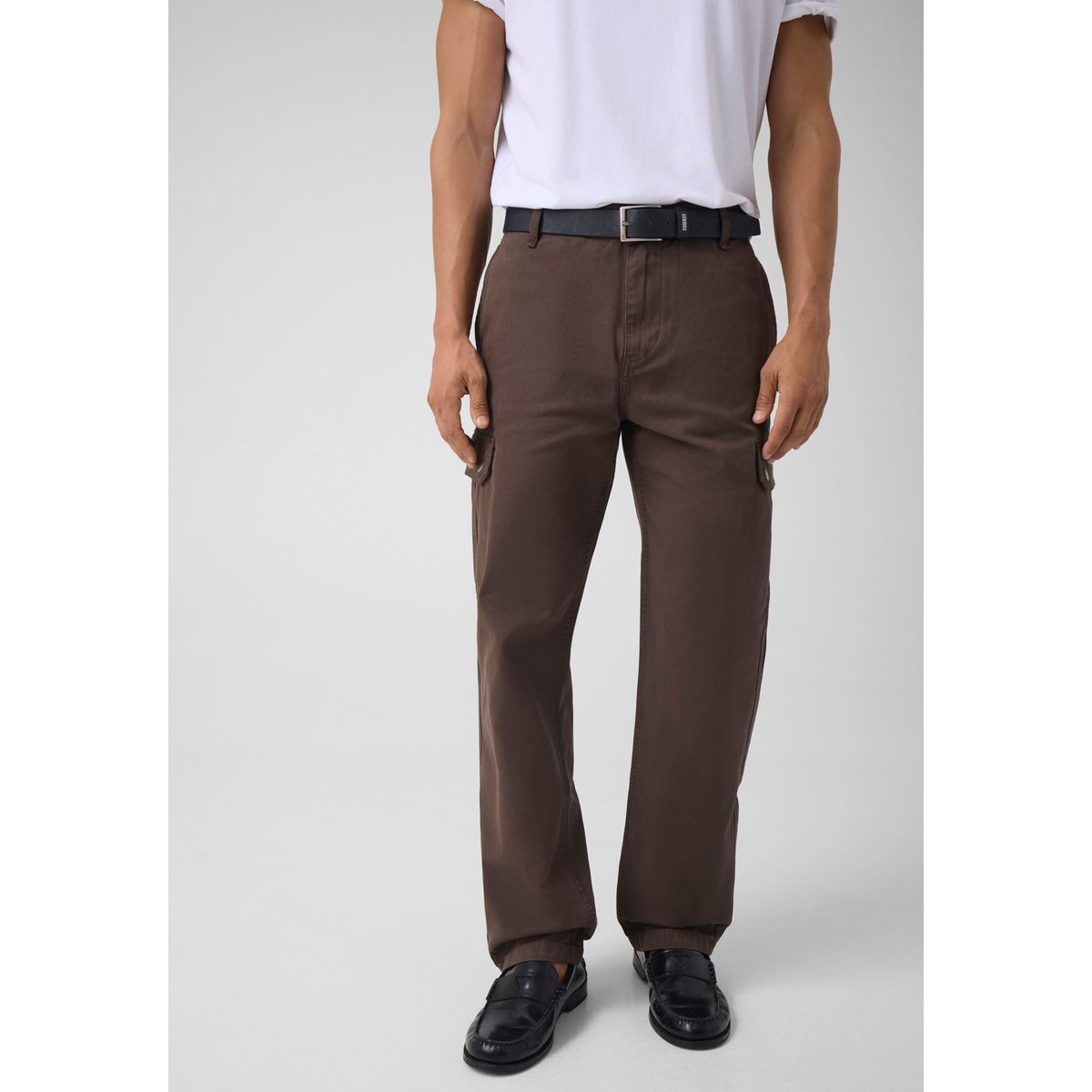 Pantalon Cargo Riviera marron, GUESS