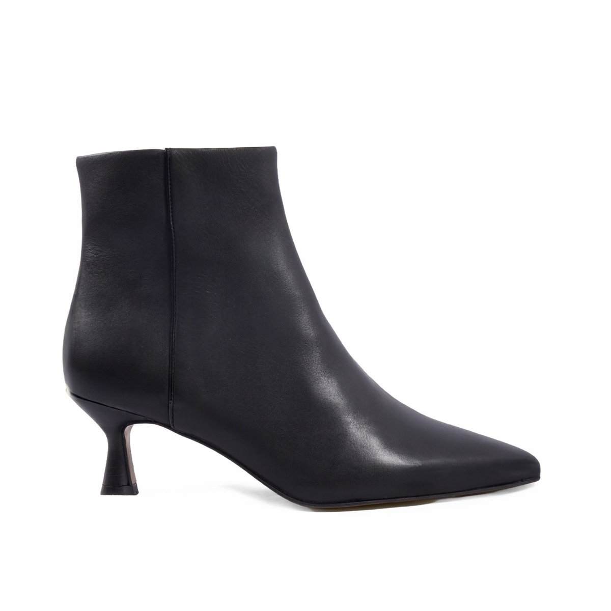 Bottines pointues Isaure cuir noir, JULES & JENN