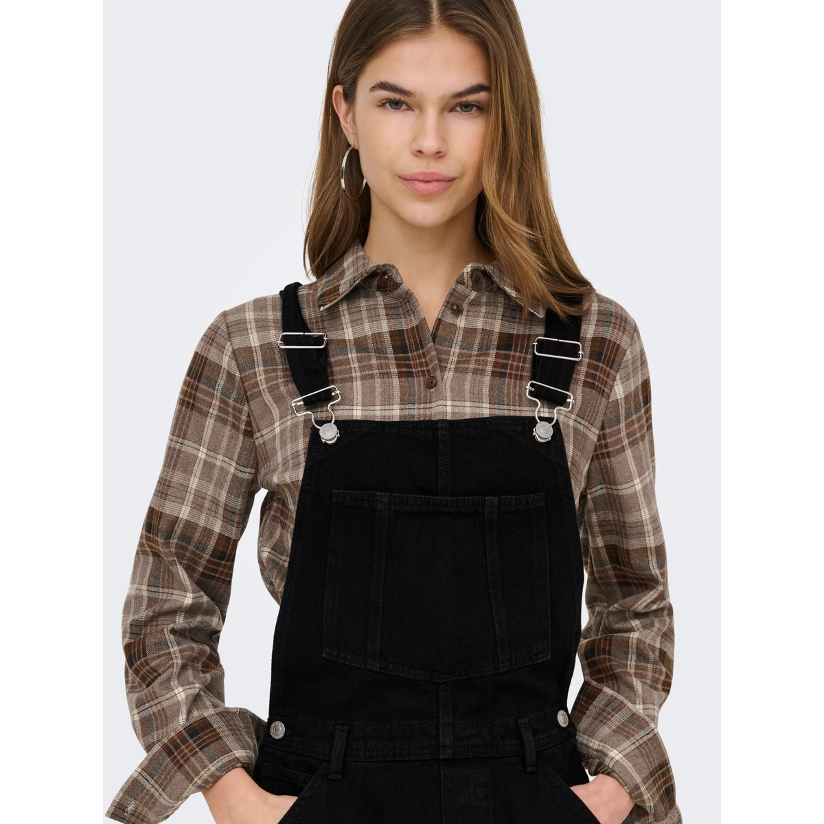 Robe En Denim washed black, ONLY